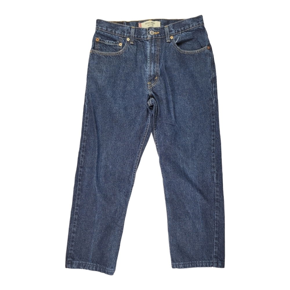 Levi Original Rivited 505 Regular‎ Fit Straight Leg Jeans